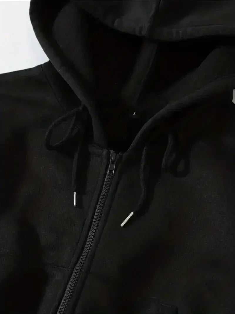 Melissa split zip hoodie