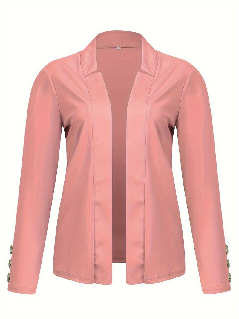 Emma – casual long sleeve button blazer