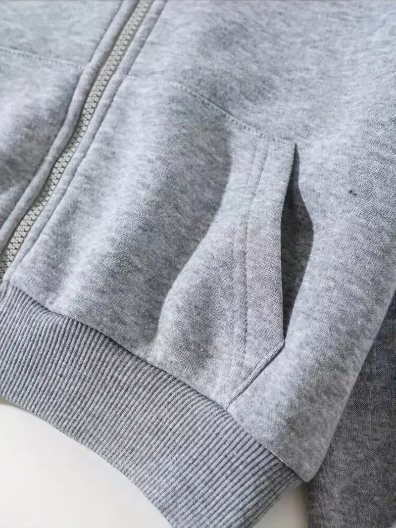 Melissa split zip hoodie