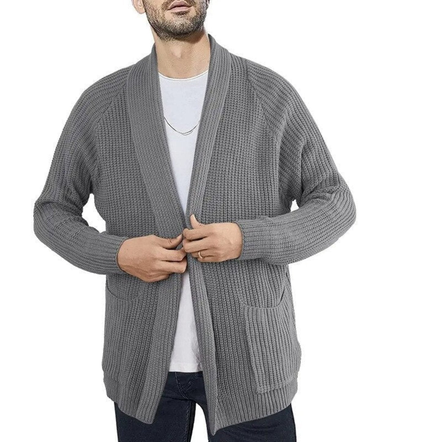 Rainer - Cardigan with Pockets - Casual - Comfortable - Ideal for Autumn/Winter