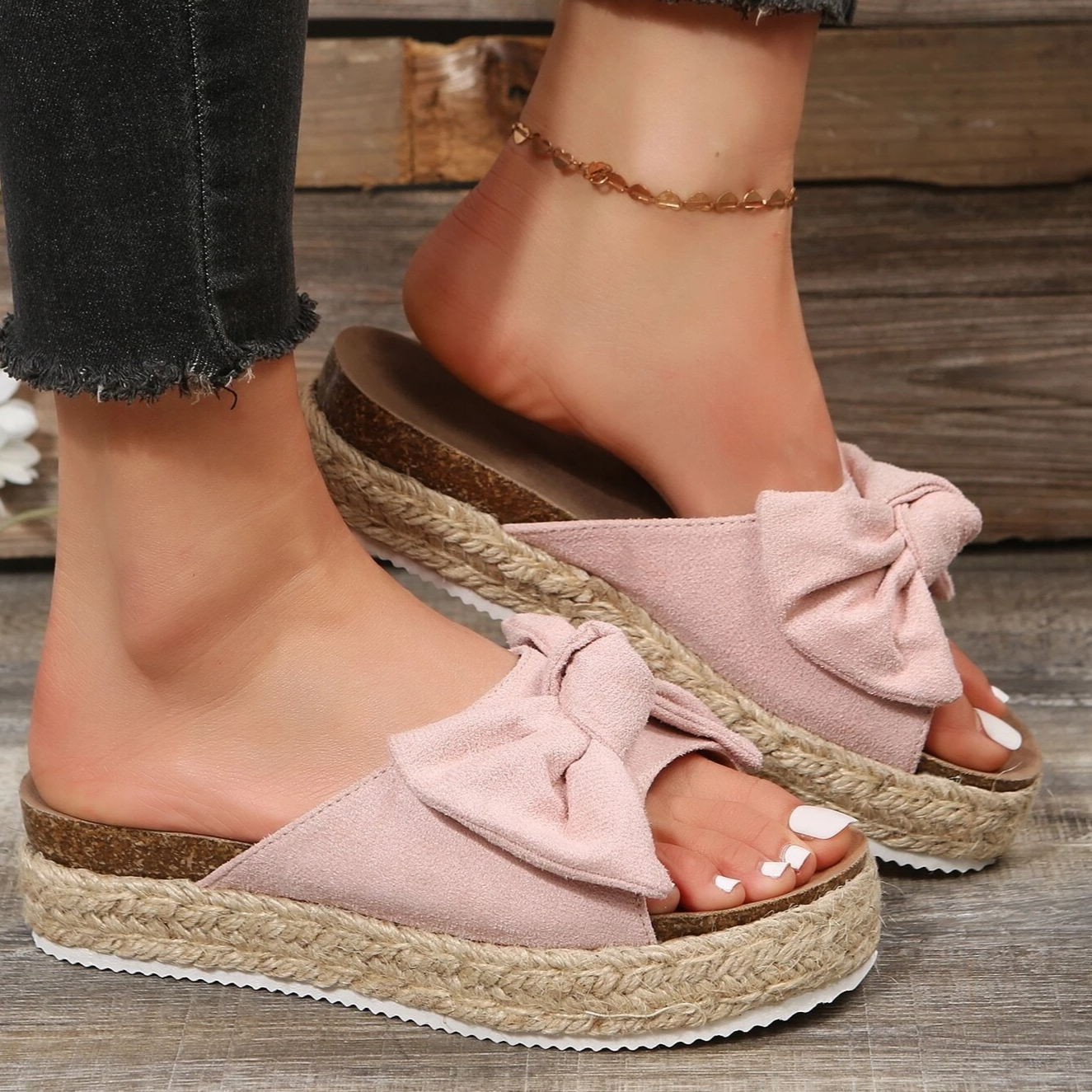 Bambino | Low Wedge Boho Sandals