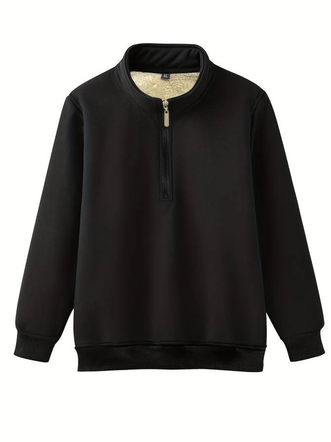 Fashionable zip-up jumper for men