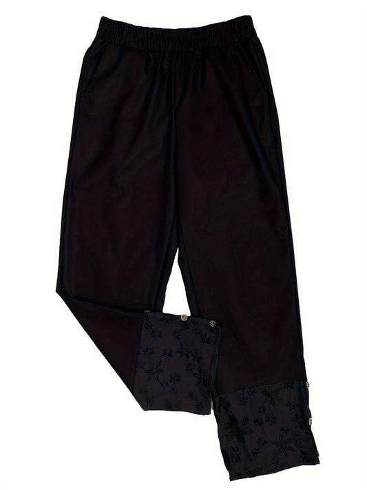 Belezza – contrast casual trousers for summer