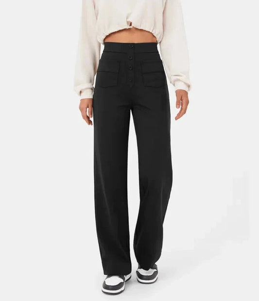 Aveline - High Waist Trousers - Casual - Timeless Style - Everyday Wear