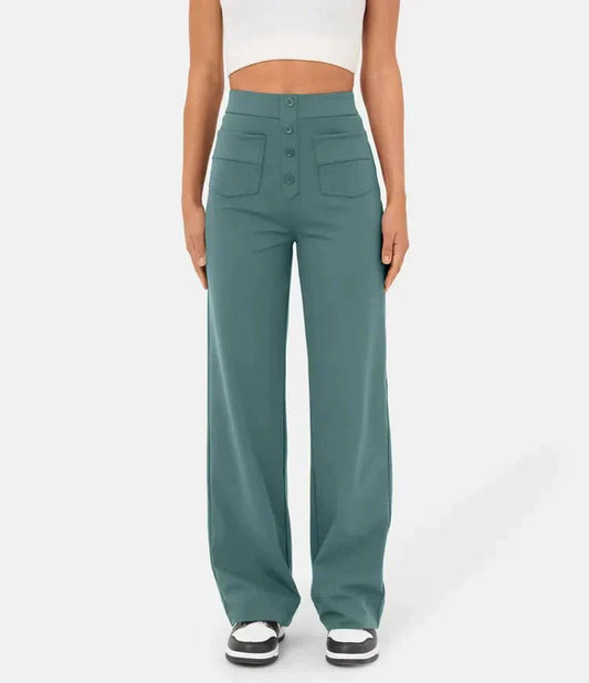 Vanessa | High Waist Elastic Casual Pants