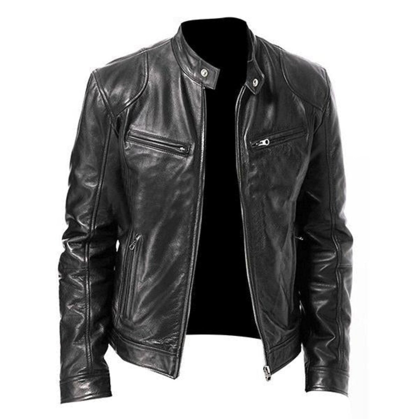 Danny - Leather Jacket - Chic - Fashionable - Ideal for Fall/Winter