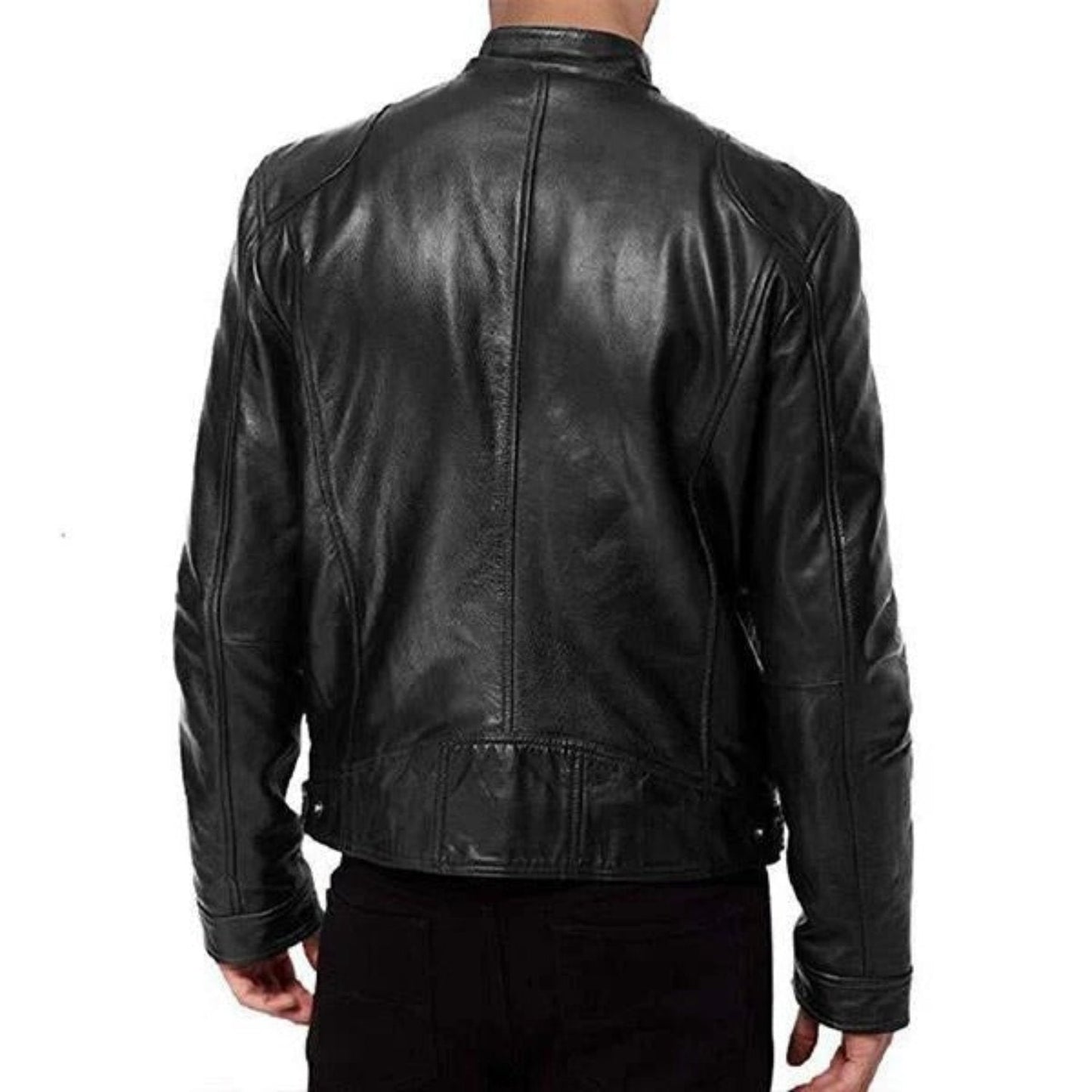 Danny - Leather Jacket - Chic - Fashionable - Ideal for Fall/Winter