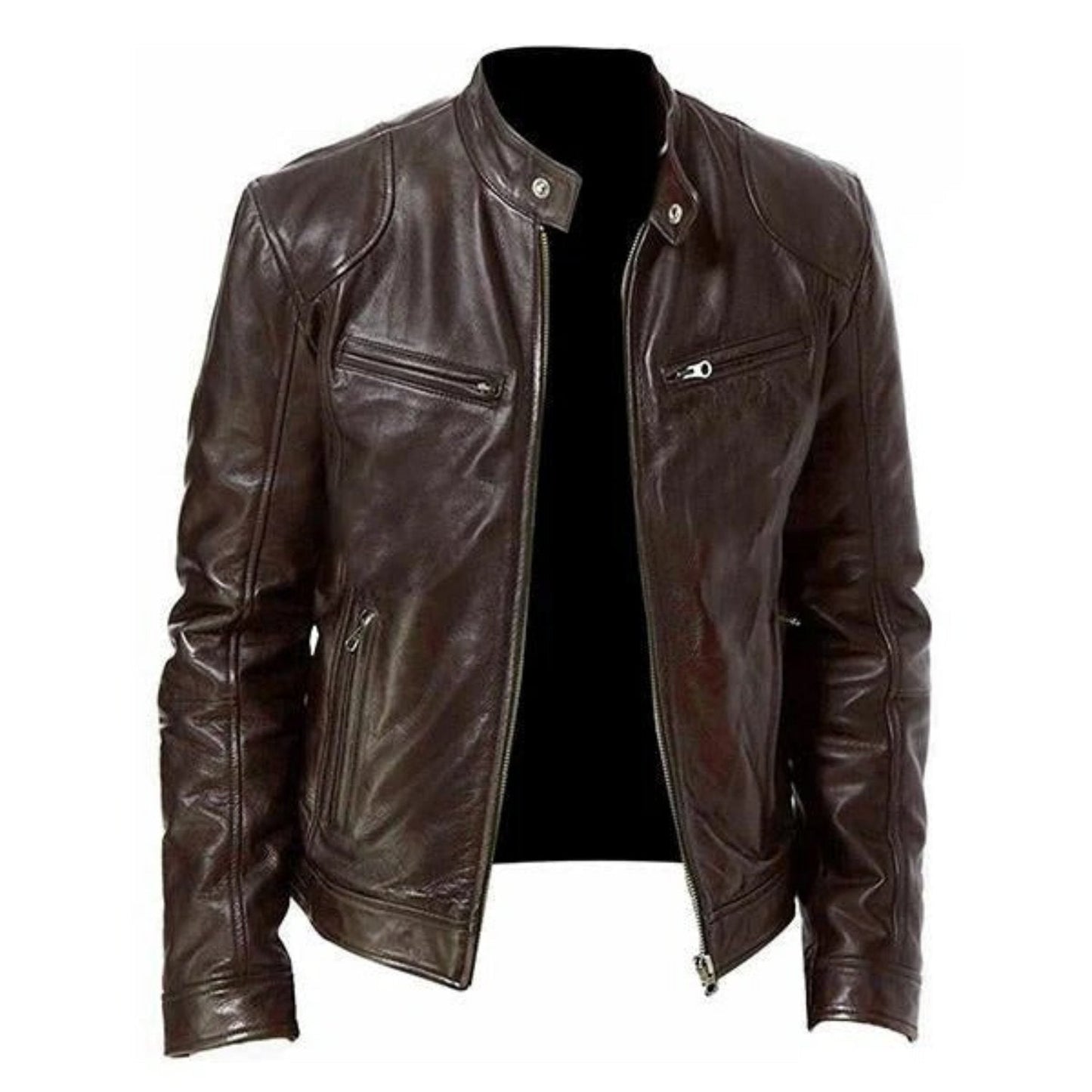 Danny - Leather Jacket - Chic - Fashionable - Ideal for Fall/Winter