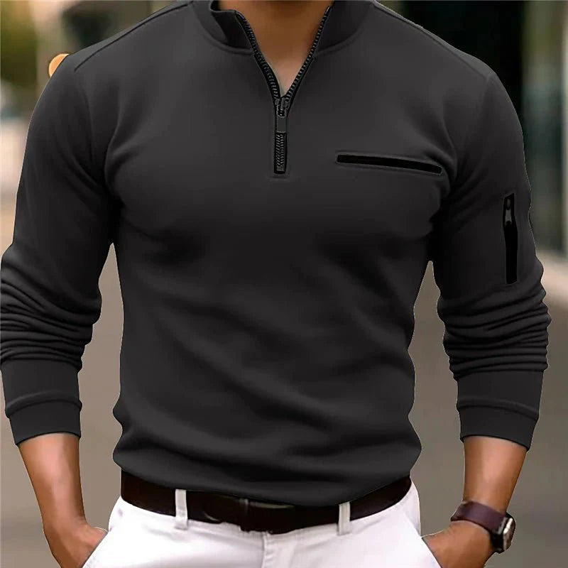 Gents | Luxury Quarter-Zip Sweater