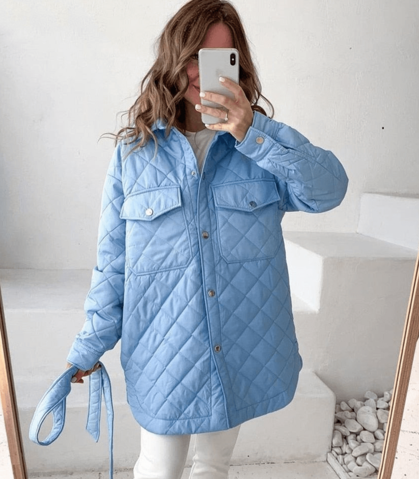 Oversized loose padded jacket - carline