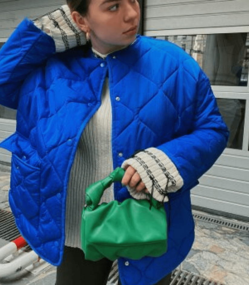 Oversized loose padded jacket - carline